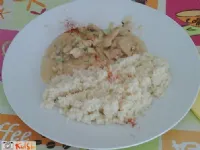 Fotografija recepta: Piščančje prsi v avokadovi omaki