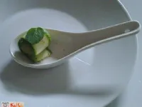 Fotografija recepta: Bučke z avokadom- pred predjed