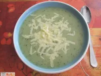 Fotografija recepta: Zelena poletna kremna juha