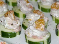 Fotografija recepta: Kanapeji iz škampov