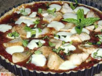 Fotografija recepta: Pizza s piščancem po moje...