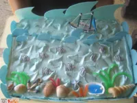 Fotografija recepta: Borovničeva torta - jogurtova strjenka