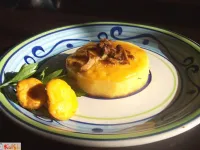 Fotografija recepta: Polentini "muffini" z lisičkami