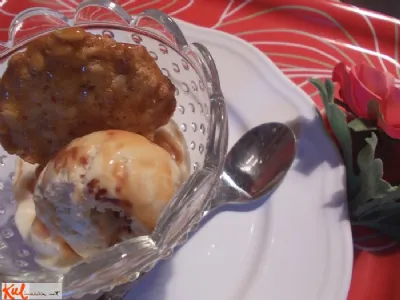 Sladoled z bučnim oljem