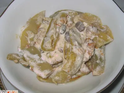 Stročji fižol s smetano