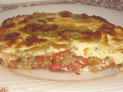 Musaka iz pečenih paprik