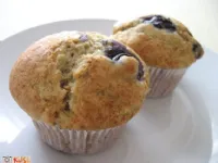 Fotografija recepta: Bananino-borovničevi muffini