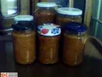 Fotografija recepta: Ajvar iz zelenih paradižnikov