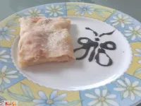 Fotografija recepta: Jabolčno - skutni štrudl