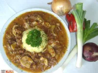 Fotografija recepta: Srnin ragu po gobarsko