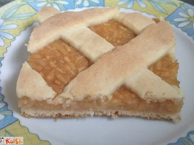 Jabolčna pita s kokosom