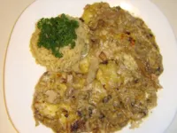 Fotografija recepta: Zapečen jurčkov zrezek