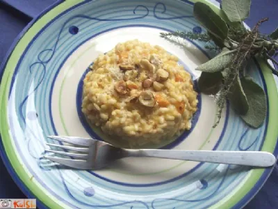 Rižota iz muškatne buče