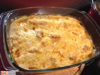 Fotografija recepta: Gratinirani puranji zrezki