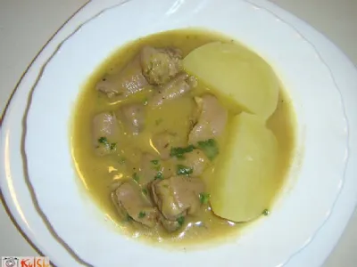 Svinjski repi v vinski omaki