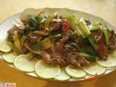 Mongolska govedina "ala fasulas"