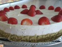 Fotografija recepta: Torta z belo čokolado