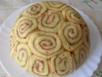 Fotografija recepta: Breskvina roladna bomba