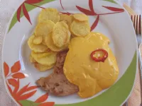 Fotografija recepta: Puranji zrezki v načo omaki