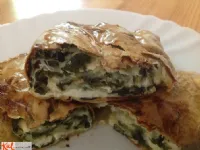 Fotografija recepta: Zavitek s špinačo, skuto in feto
