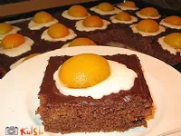 Fotografija recepta: Jajca  pečena na čokoladi