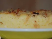 Fotografija recepta: Skutina pogača z jabolčno kapo