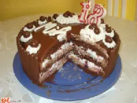 Fotografija recepta: Torta z Nutello in banano