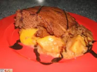 Fotografija recepta: Čokoladno sadni puding