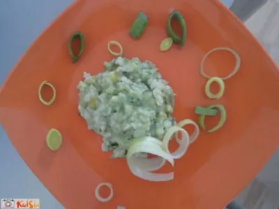 Zelena spomladanska rižota