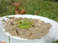 Fotografija recepta: Ajdov močnik z jurčki