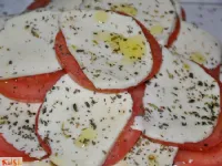 Fotografija recepta: Paradižnik z mozzarelo