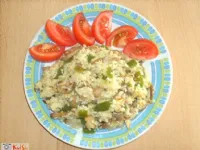 Fotografija recepta: Kuskus s papriko in gobami