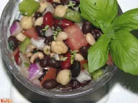 Fotografija recepta: Solata štirih fižolov