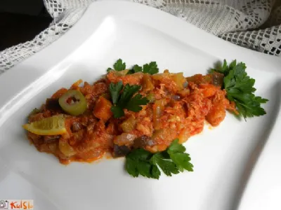 Ribja antipasta - ribe v zelenjavi