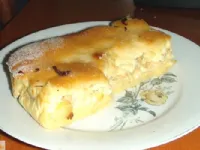 Fotografija recepta: Biskvitno pecivo z okusom jabolk, skute in vaniljevo noto