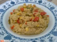 Fotografija recepta: Kuskus-zdravo pripravljen, z zelenjavo in piščancem