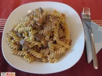 Fotografija recepta: Gobe z makaroni