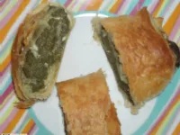 Fotografija recepta: Študentski špinačni zavitek