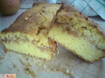 Biskvitna jabolčna pita