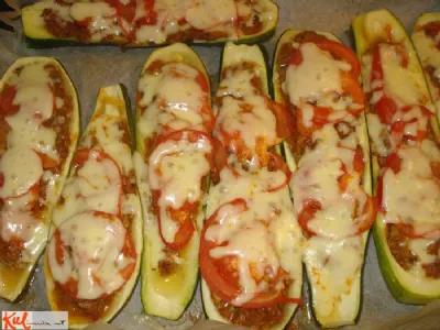 Bučke z mletim mesom