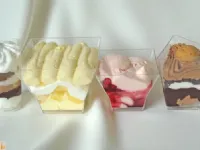 Fotografija recepta: Pisani kozarčki