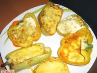 Fotografija recepta: Pečene nadevane paprike na moj način