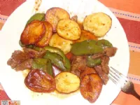 Fotografija recepta: Meso + krompir v pečici