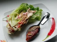 Fotografija recepta: Polnjena solata po mediteransko