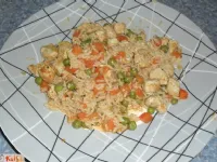 Fotografija recepta: Rižota s puranjim mesom