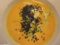 Fotografija recepta: Korenčkovo - pomarančna juha