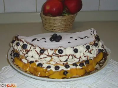 Biskvitno sadna omleta