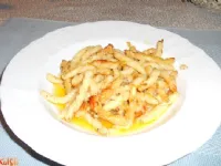 Fotografija recepta: Testenine s pomarančno omako 