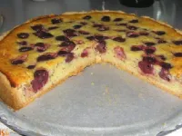 Fotografija recepta: Skutna torta z višnjami