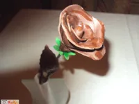 Fotografija recepta: Čokoladni okraski za torte II